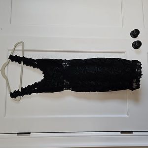 Venus black lace cocktail dress, size 10